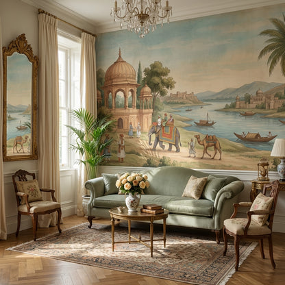 Landscape Wallpaper Vintage Cultural Wall Mural
