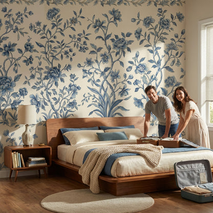Floral Wallpaper Traditional Vintage Wall Mural