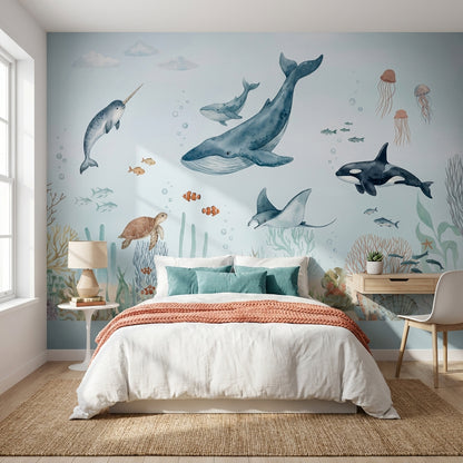 Underwater Wallpaper Marine Life Ocean Wall Mural