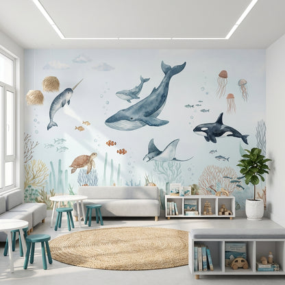 Underwater Wallpaper Marine Life Ocean Wall Mural