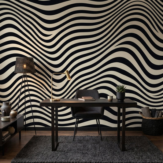 White Background Wallpaper Abstract Pattern Wall Mural