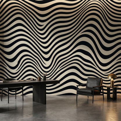 White Background Wallpaper Abstract Pattern Wall Mural