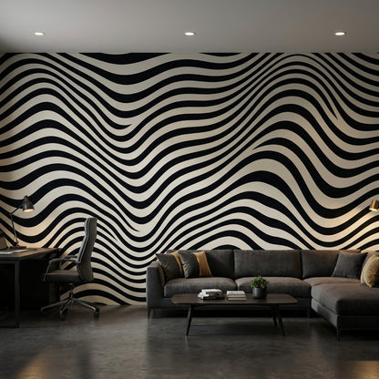 White Background Wallpaper Abstract Pattern Wall Mural