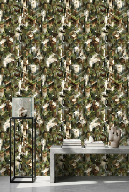 Geometric Wallpaper Abstract Removable Modern Wall Art