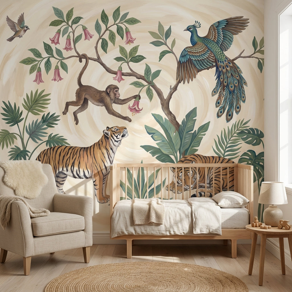 Wildlife Jungle Wallpaper Tropical Nature Wall Mural