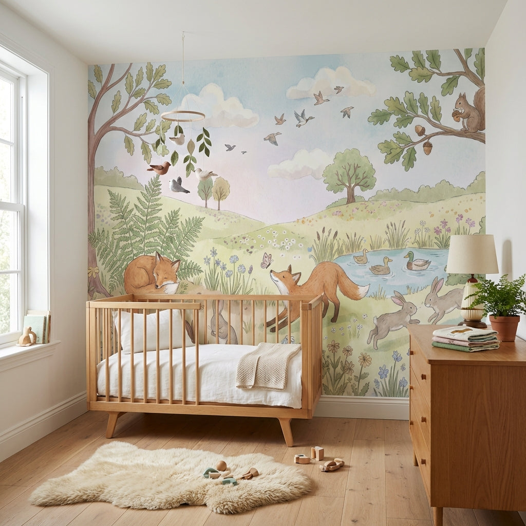 Nature Wallpaper Animals Vintage Wall Mural