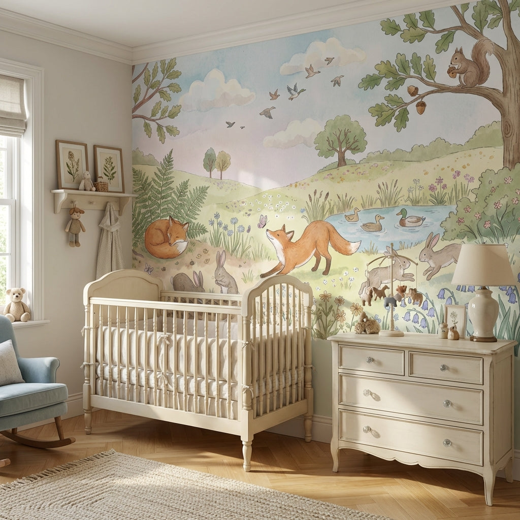Nature Wallpaper Animals Vintage Wall Mural