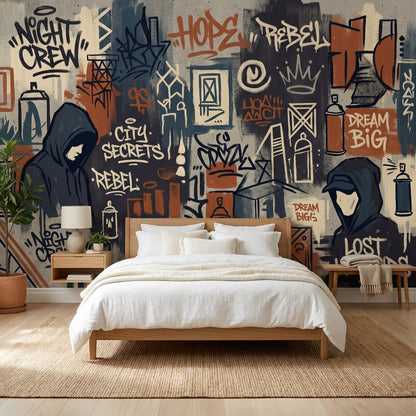 Street Art Wallpaper Graffiti Urban Wall Mural