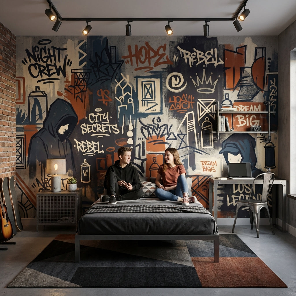 Street Art Wallpaper Graffiti Urban Wall Mural
