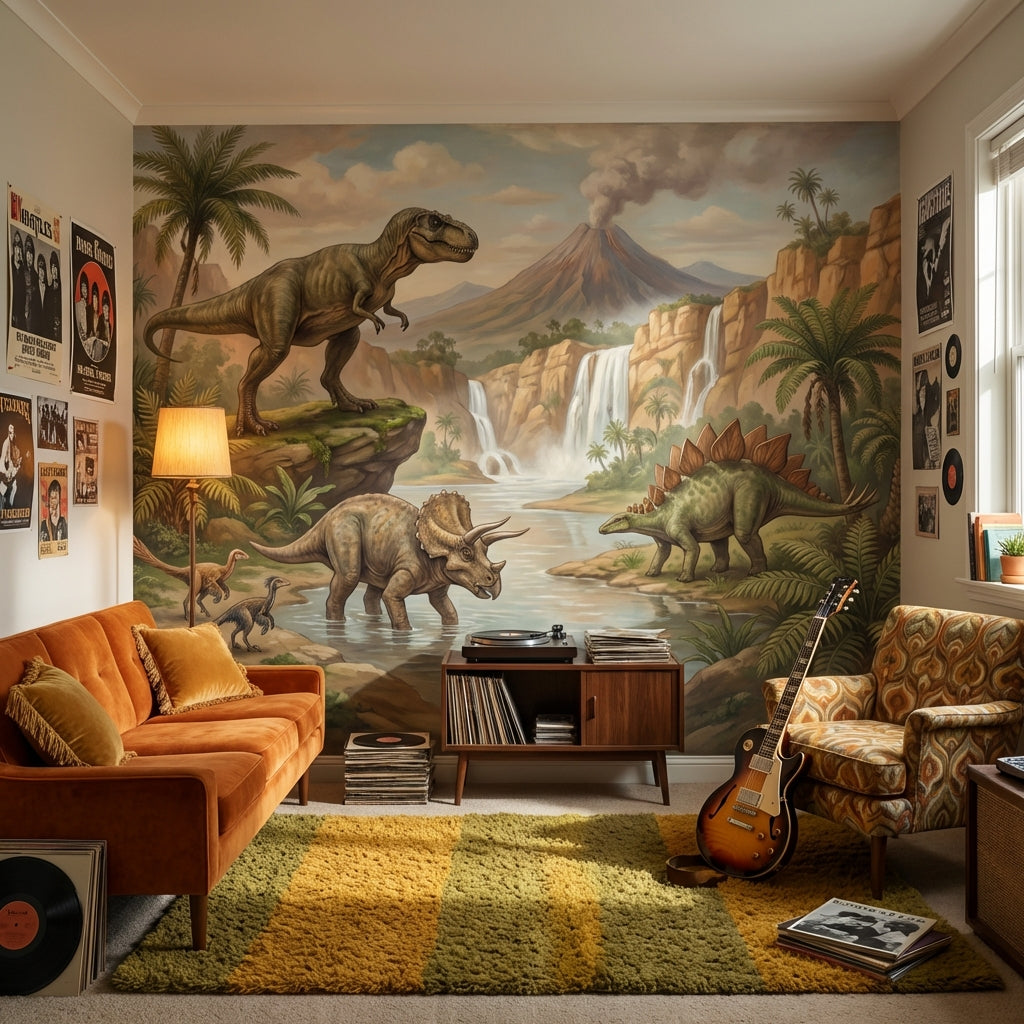 Dinosaurs Wallpaper Prehistoric Nature Wall Mural