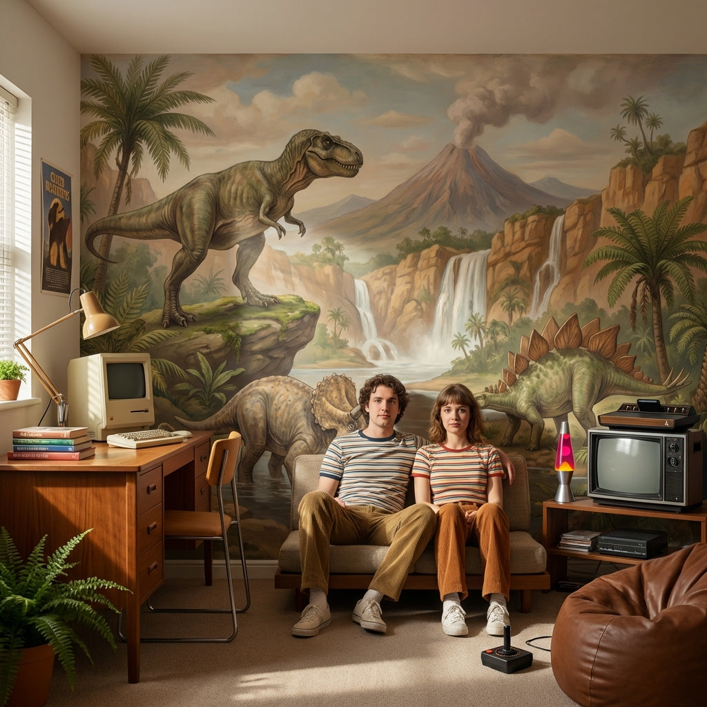 Dinosaurs Wallpaper Prehistoric Nature Wall Mural