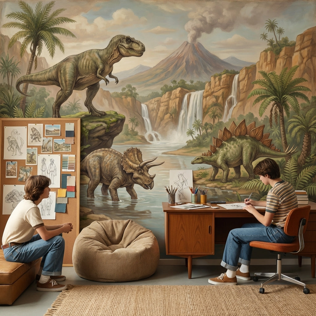 Dinosaurs Wallpaper Prehistoric Nature Wall Mural