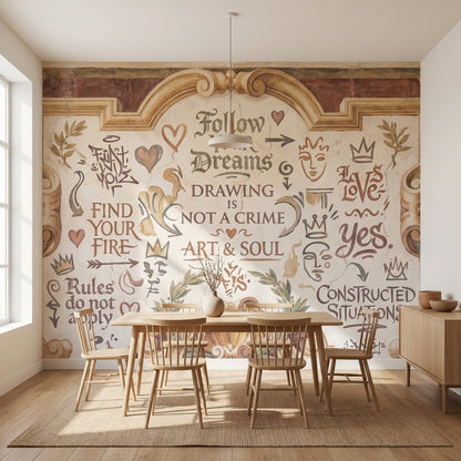 Vintage Wallpaper Inspirational Ornate Wall Mural