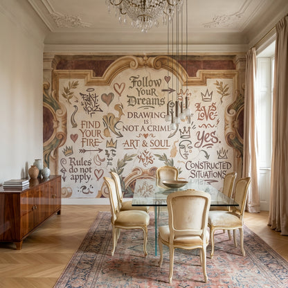 Vintage Wallpaper Inspirational Ornate Wall Mural