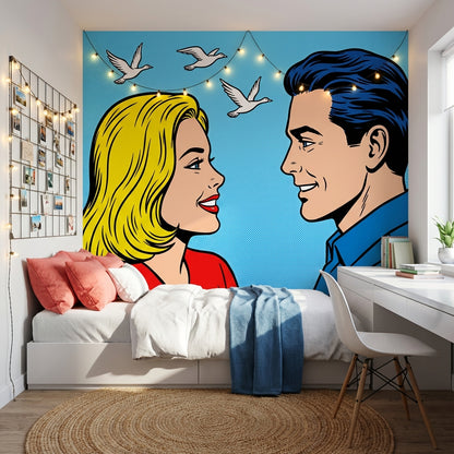 Pop Art Wallpaper Illustration Modern Wall Mural