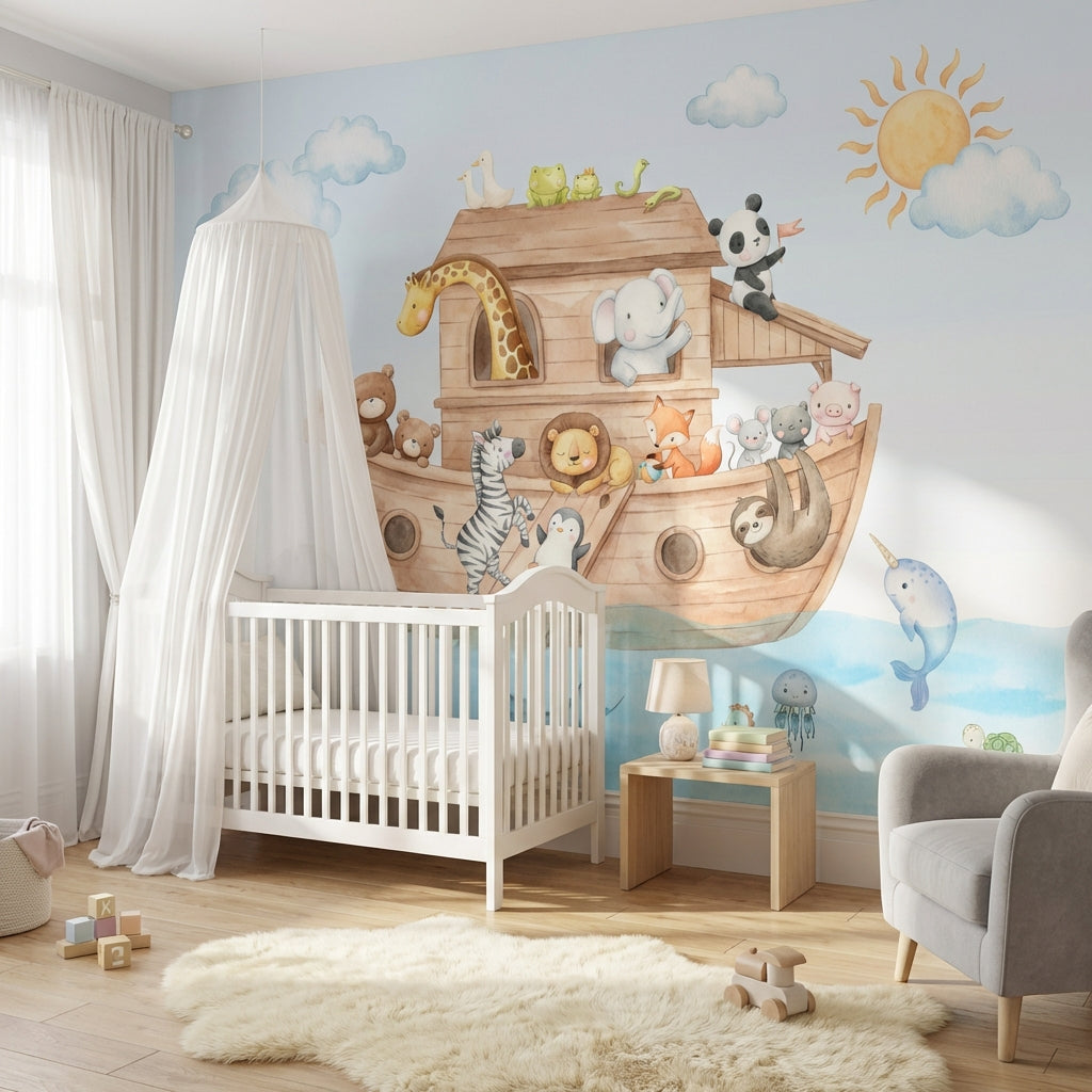 Animals Wallpaper Ark Sea Wall Mural