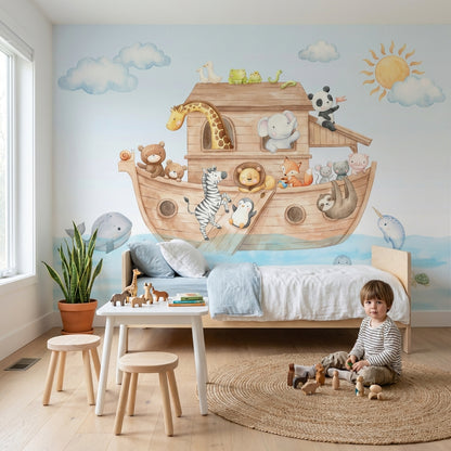 Animals Wallpaper Ark Sea Wall Mural