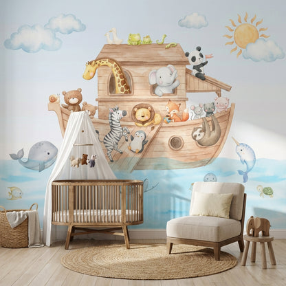 Animals Wallpaper Ark Sea Wall Mural