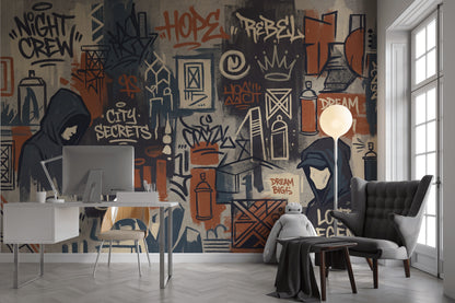 Street Art Wallpaper Graffiti Urban Wall Mural