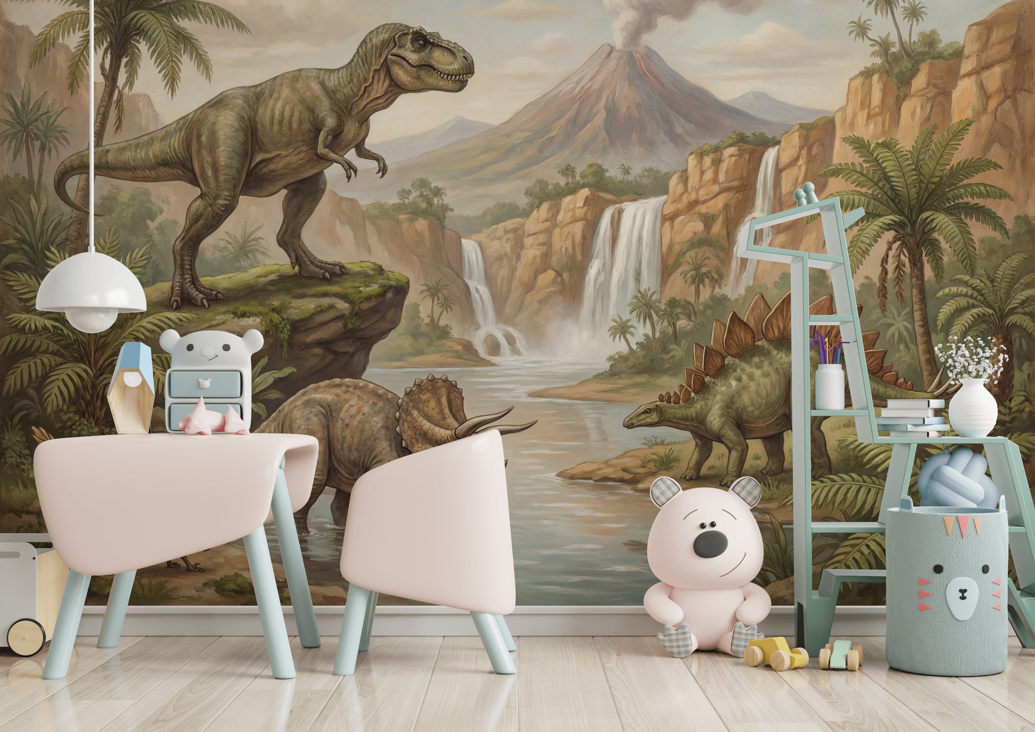Dinosaurs Wallpaper Prehistoric Nature Wall Mural