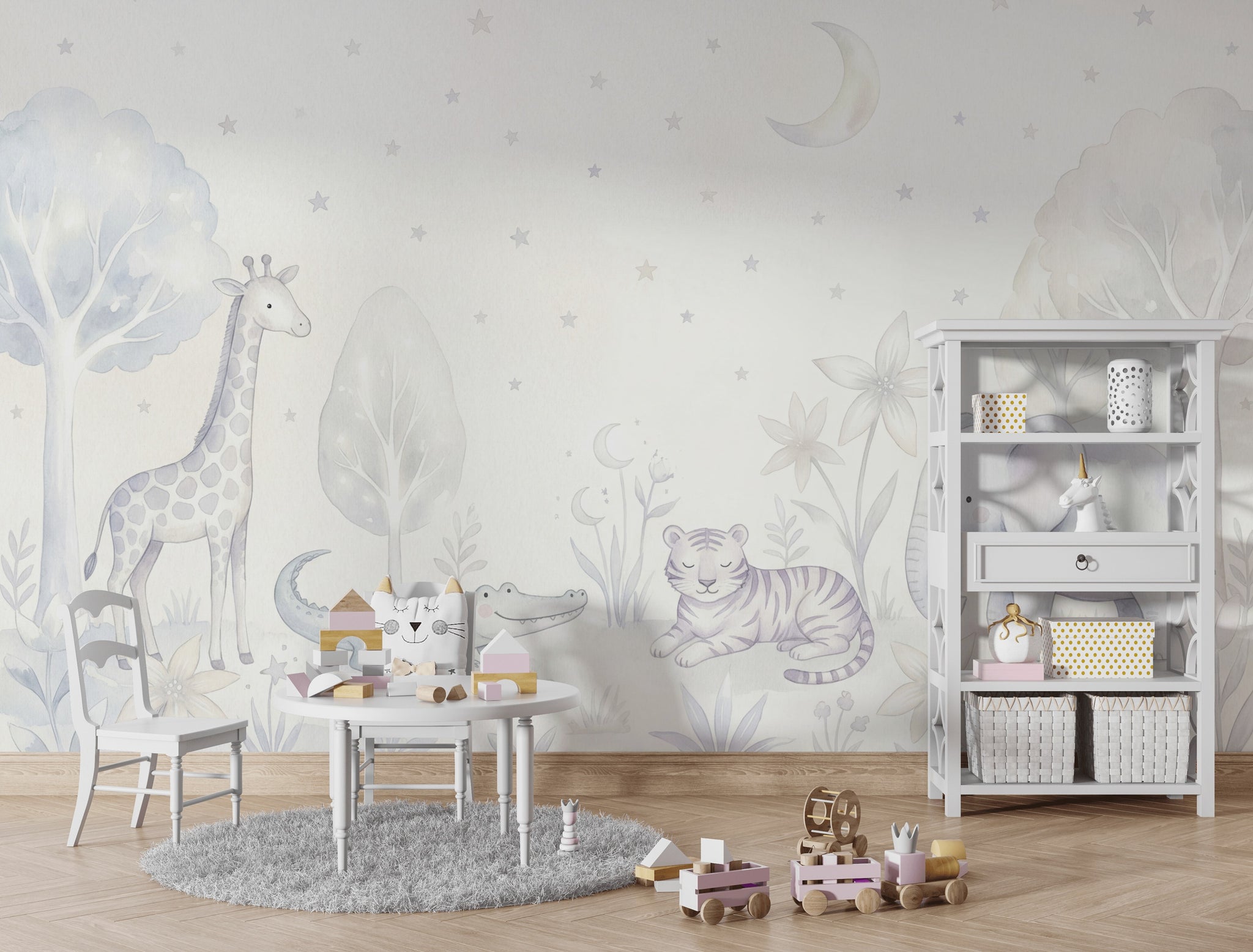 White Background Wallpaper Neutral Backdrop Minimal Removable Wall Decor