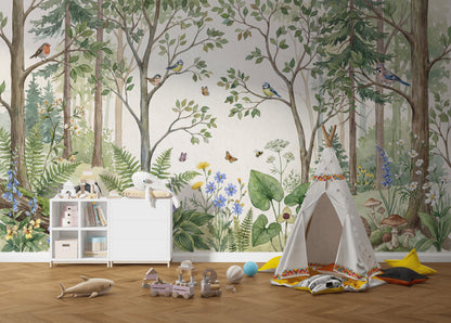 Meadow Flowers Wallpaper Wildflower Meadow Botanical Wall Mural
