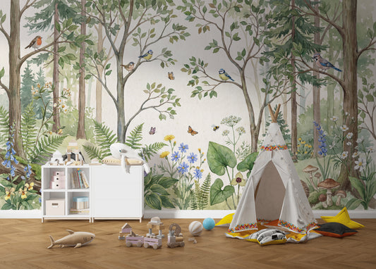 Meadow Flowers Wallpaper Wildflower Meadow Botanical Wall Mural