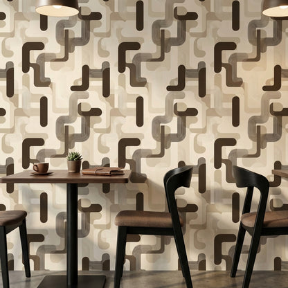 White Background Wallpaper Mid Century Modern White Background Decorative Mural