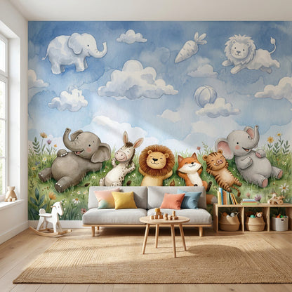 Blue Sky Clouds Wallpaper Sky Clouds Removable Wall Decor