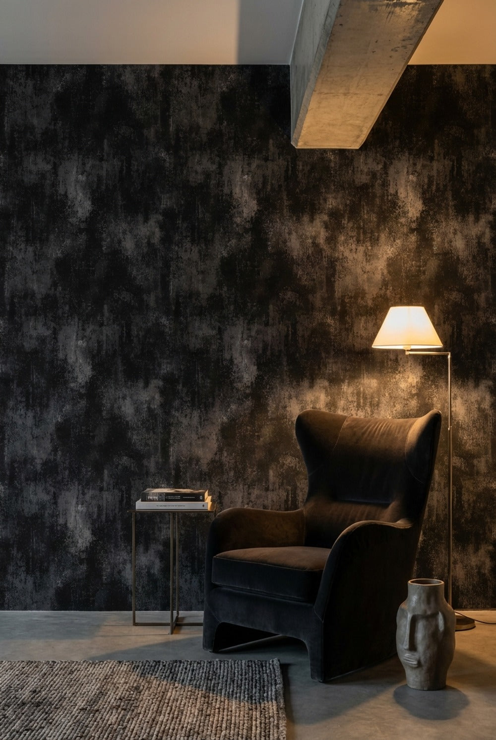 Grunge Texture Wallpaper Distressed Concrete Industrial Decorative Mural