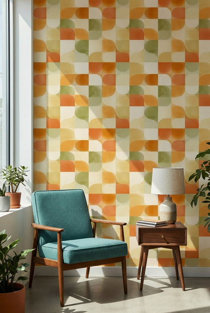 Mid Century Modern Wallpaper Mid Century Modern Mid Century Modern Decorative Mural