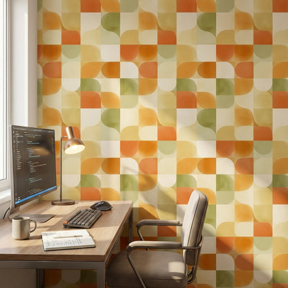 Mid Century Modern Wallpaper Mid Century Modern Mid Century Modern Decorative Mural