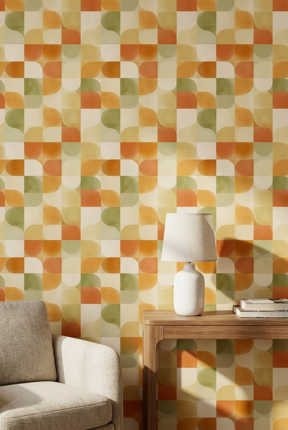 Mid Century Modern Wallpaper Mid Century Modern Mid Century Modern Decorative Mural