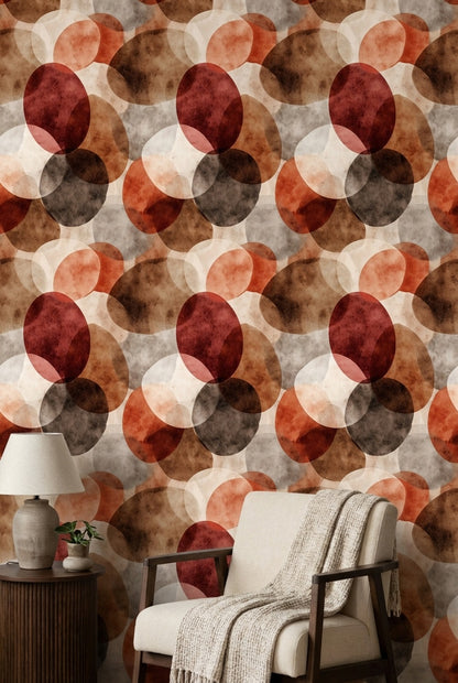 Mid-Century Modern Wallpaper Retro Modern Decorative Mural
