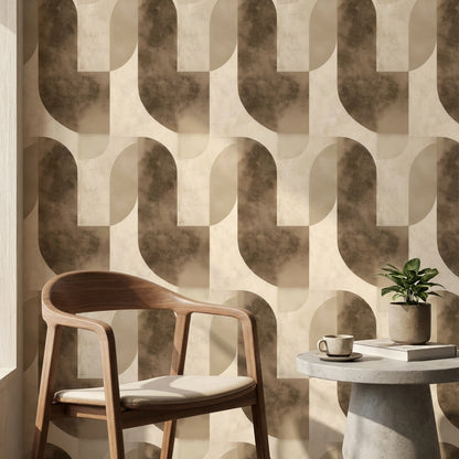 Mid Century Modern Wallpaper Retro Modern Decorative Mural