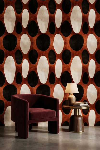 Mid Century Modern Wallpaper Retro Modern Decorative Mural