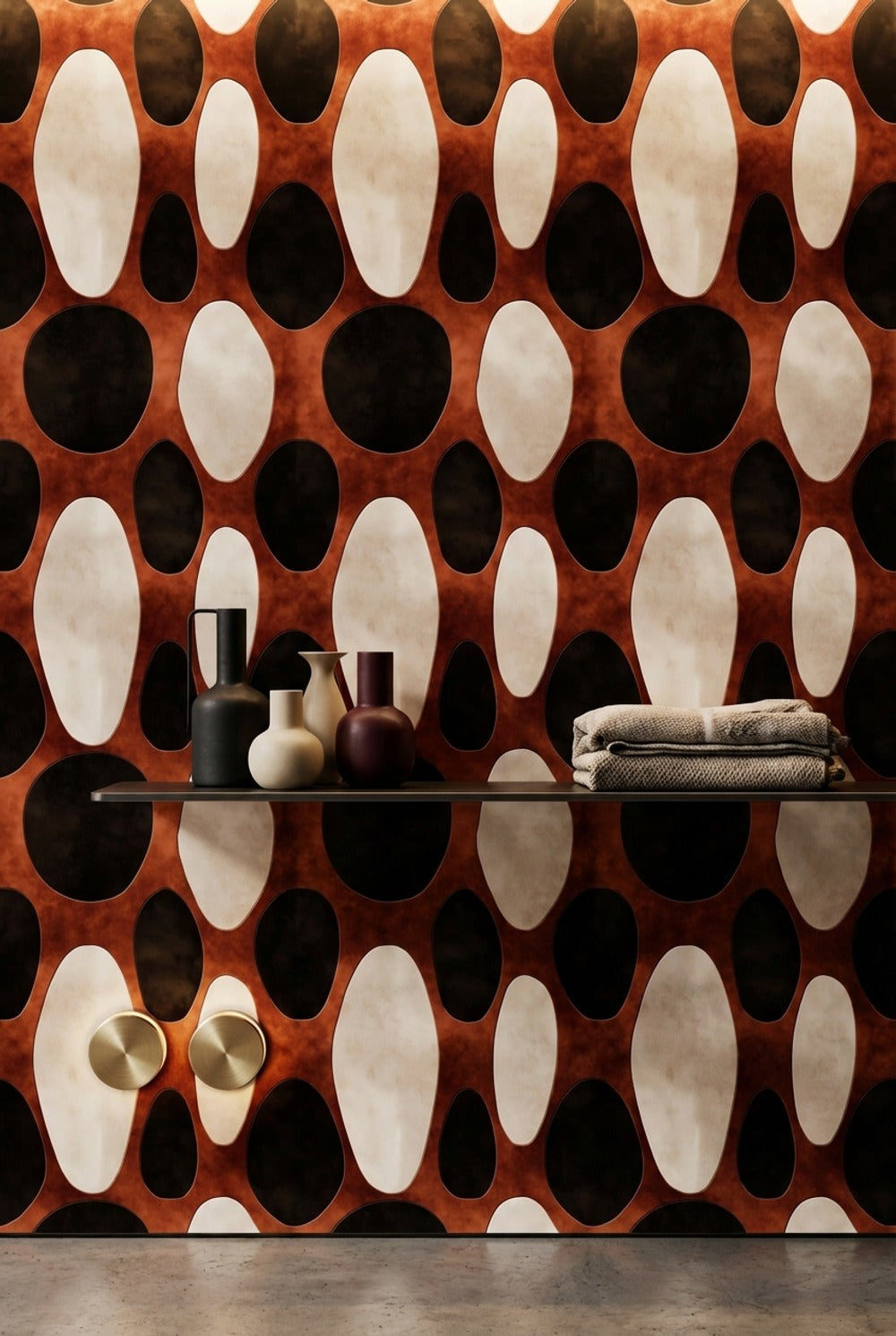 Mid Century Modern Wallpaper Retro Modern Decorative Mural