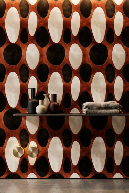 Mid Century Modern Wallpaper Retro Modern Decorative Mural
