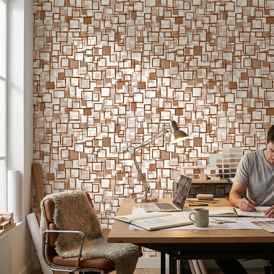 Watercolor Texture Wallpaper Mid Century Modern Removable Wall Decor