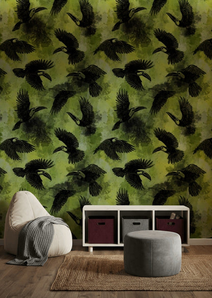 Tropical Birds Wallpaper Toucan Birds Exotic Birds Decorative Mural