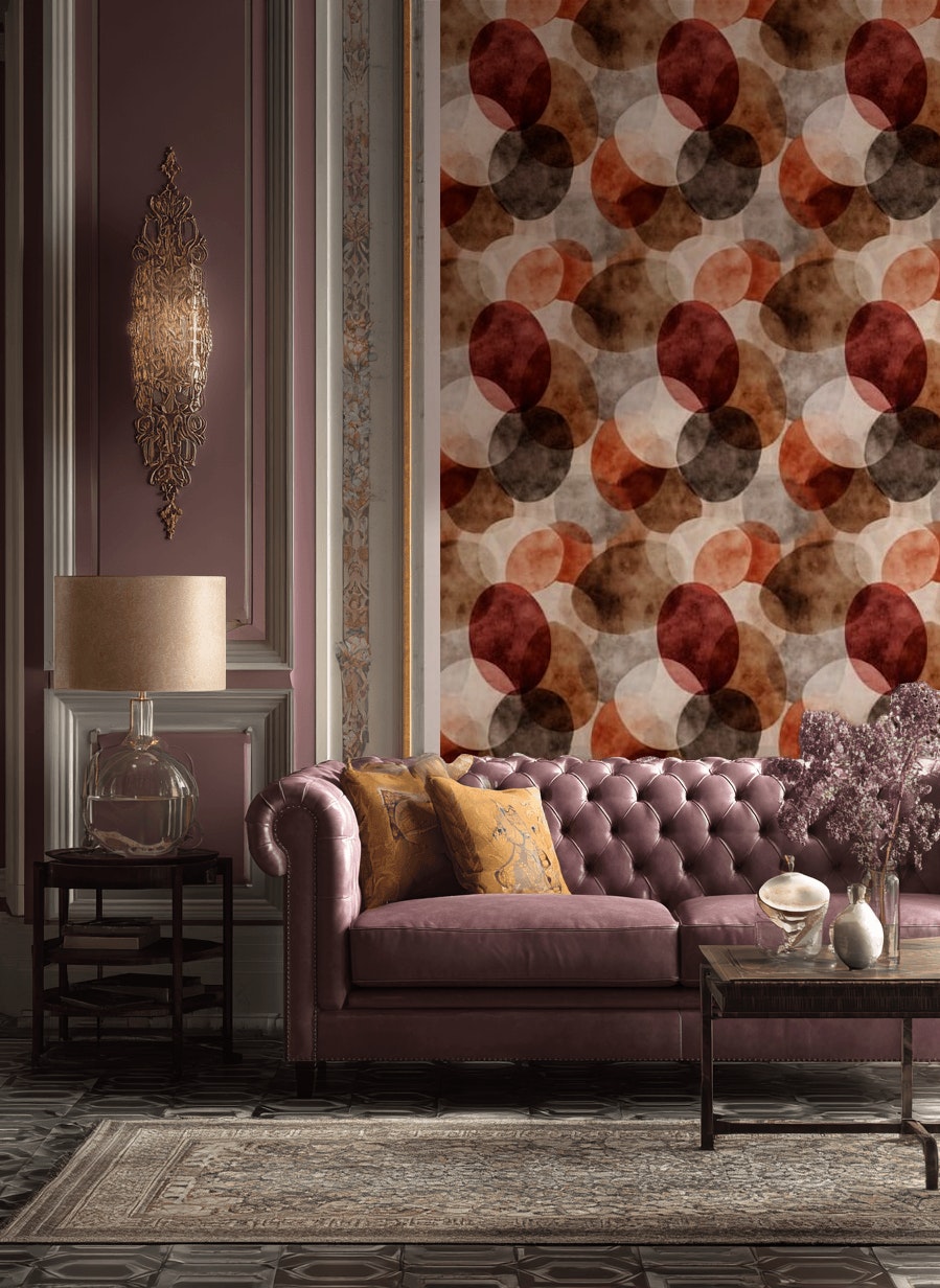 Mid-Century Modern Wallpaper Retro Modern Decorative Mural
