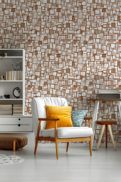 Watercolor Texture Wallpaper Mid Century Modern Removable Wall Decor