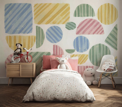 Watercolor Texture Wallpaper Painted Texture Removable Textured Wall Decor
