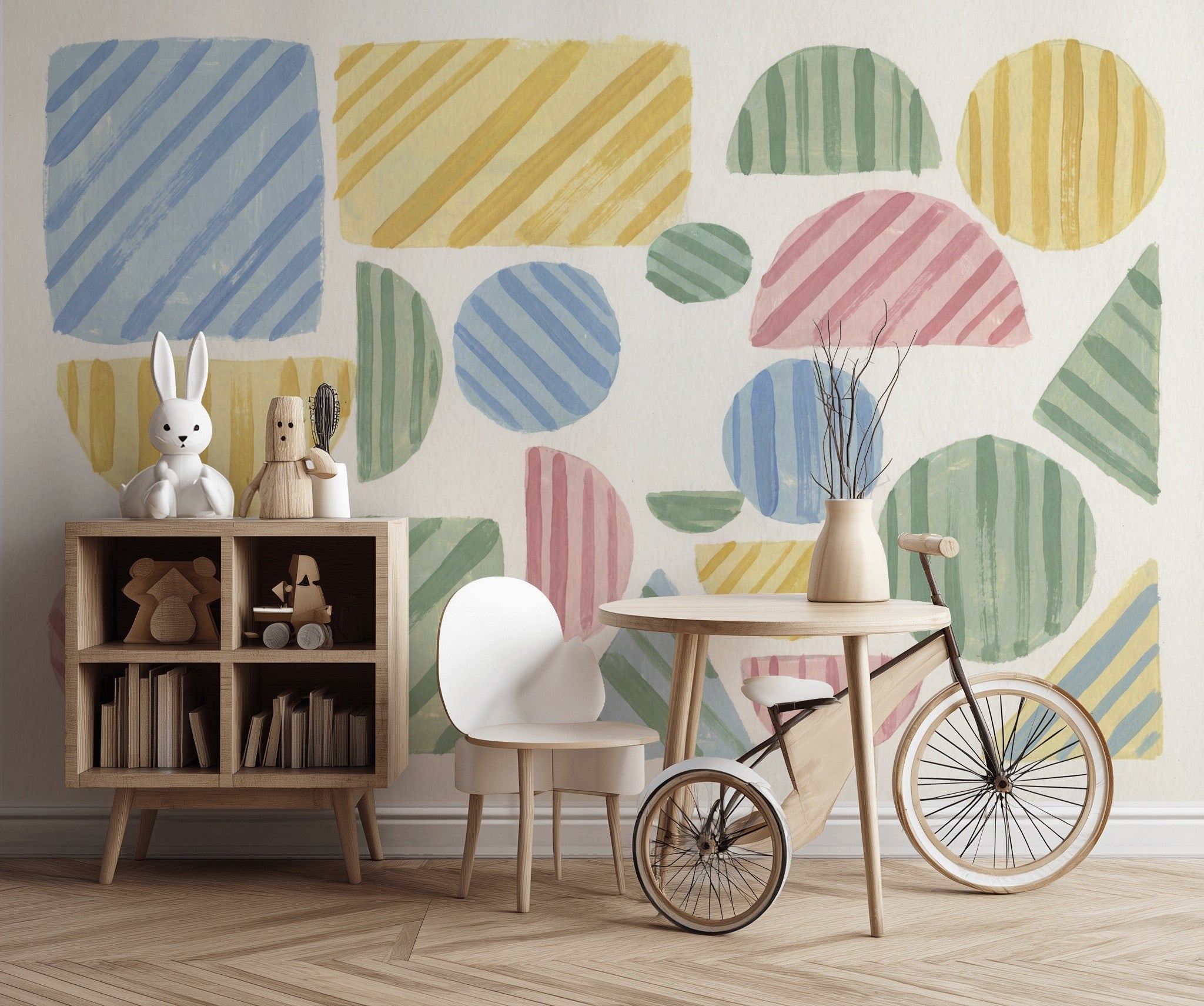 Watercolor Texture Wallpaper Painted Texture Removable Textured Wall Decor