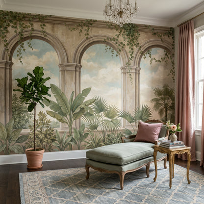 Cloudy Sky Wallpaper Overcast Stormy Removable Wall Decor
