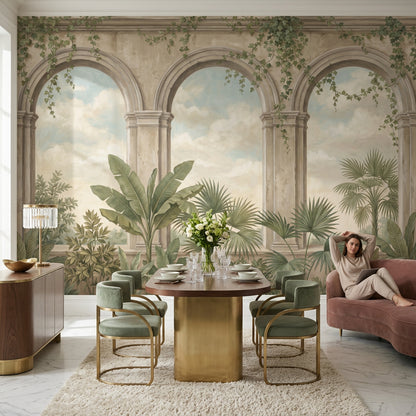 Cloudy Sky Wallpaper Overcast Stormy Removable Wall Decor