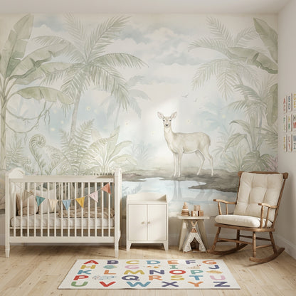 Cloudy Sky Wallpaper Overcast Removable Misty Wall Decor