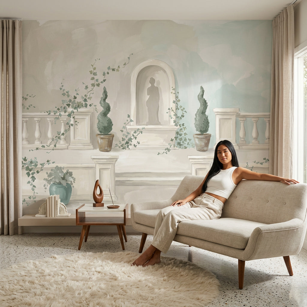 Walls Wallpaper Balcony Terrace Removable Wall Decor