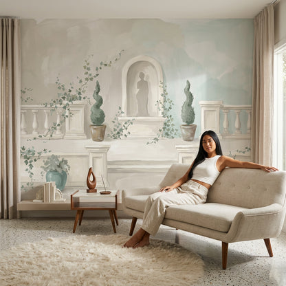 Walls Wallpaper Balcony Terrace Removable Wall Decor
