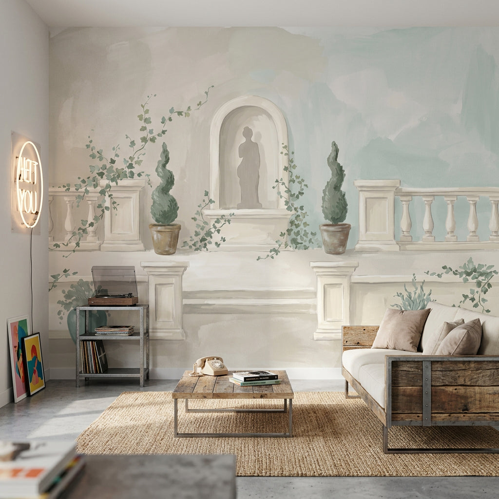 Walls Wallpaper Balcony Terrace Removable Wall Decor